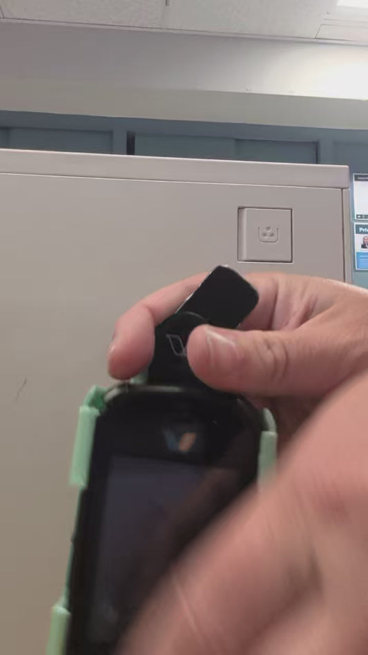 LayerForge Heavy Duty Vocera V5000 Holder | 3D Printed Medical Radio Clip