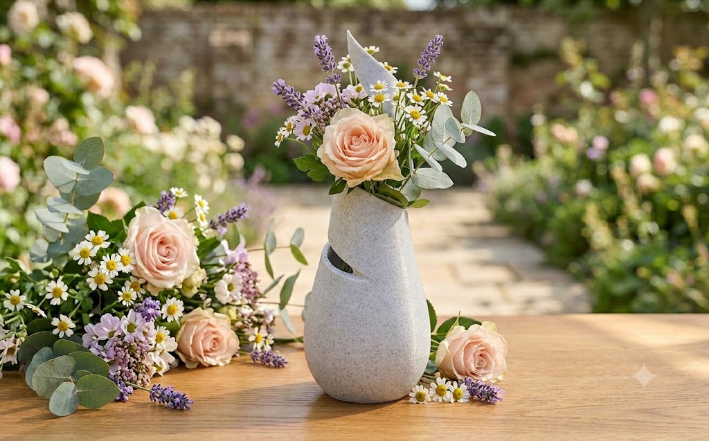 Spiral Sculptural Vase | 3D Printed Modern Home Decor